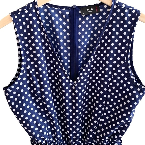 AX Paris Curve Polka Dot Romper - Picture 3 of 9